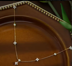 Colar Elegante Longo com Tassel de Trigo Francês 🌾✨