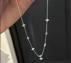 Colar Elegante Longo com Tassel de Trigo Francês 🌾✨