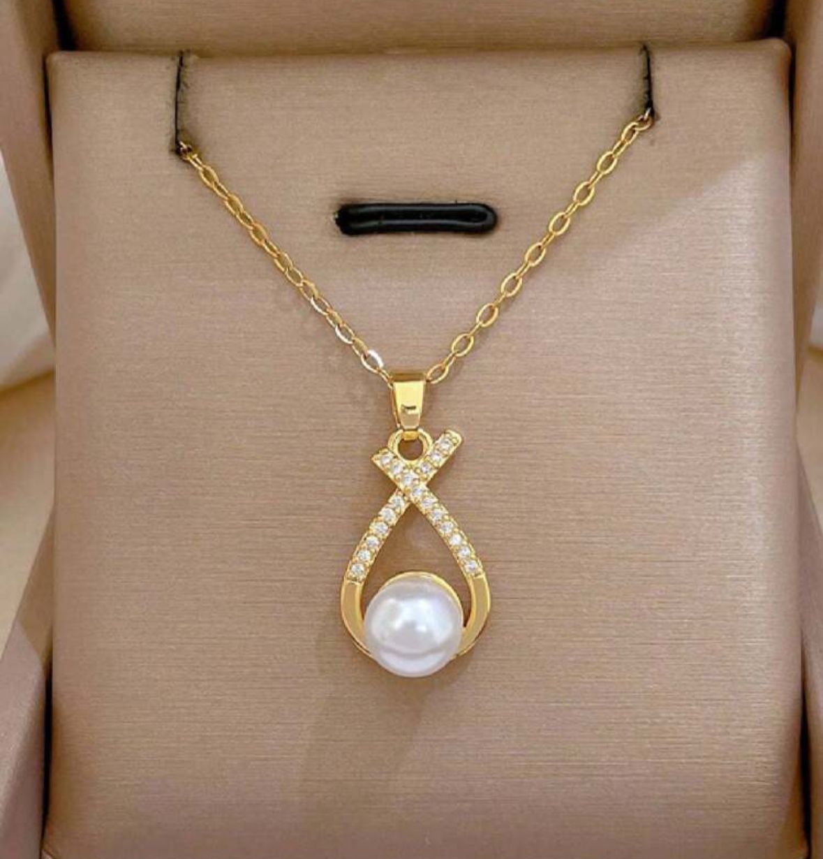 ✨ Conjunto Delicado de Colar e Brinco de Pérola 💎