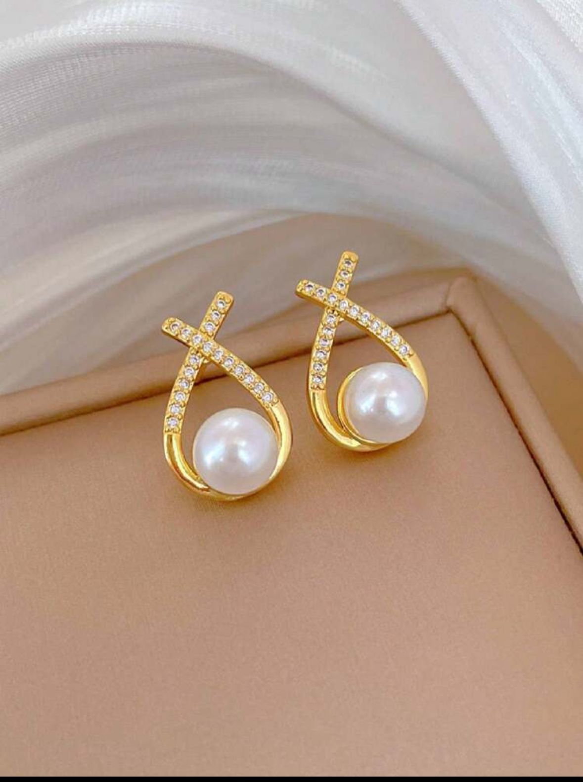 ✨ Conjunto Delicado de Colar e Brinco de Pérola 💎