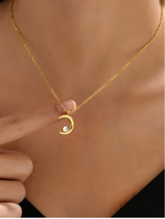 Design de Lua – Colar ✨