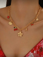 Colar Coração e Pimenta – Estilo e Energia ✨