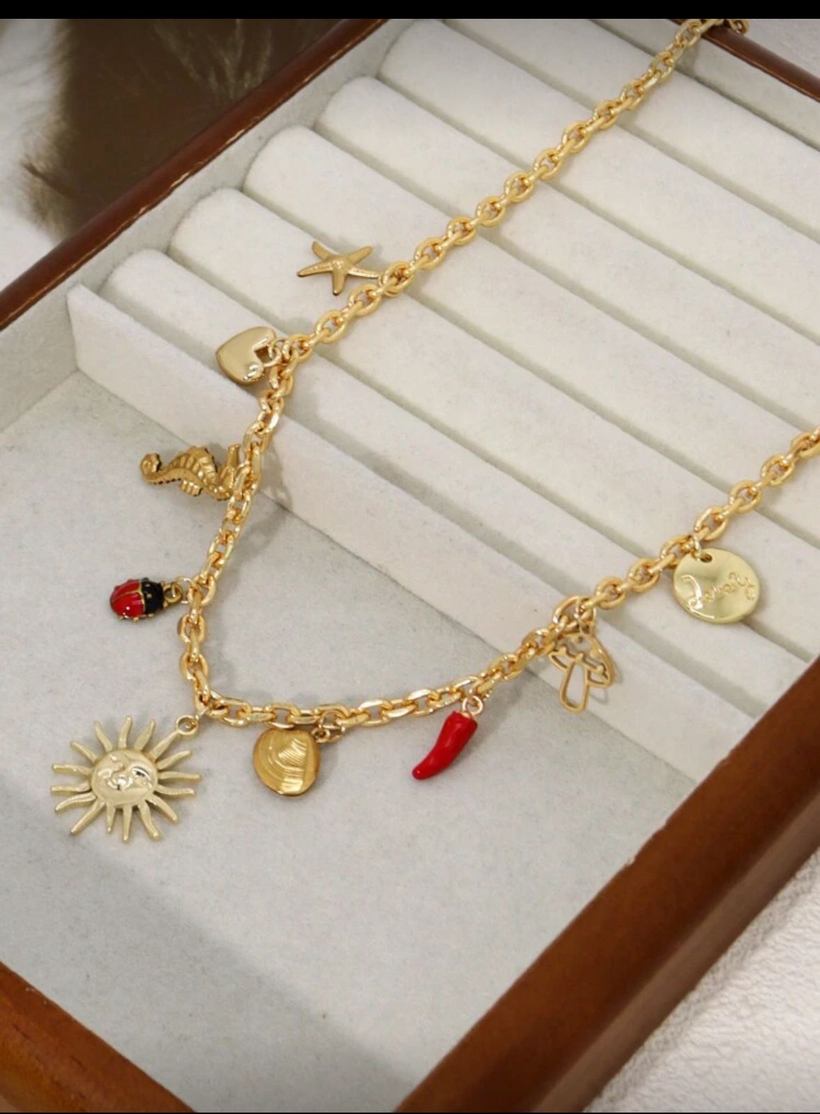 Colar Encantador com Pingentes Diversos ✨