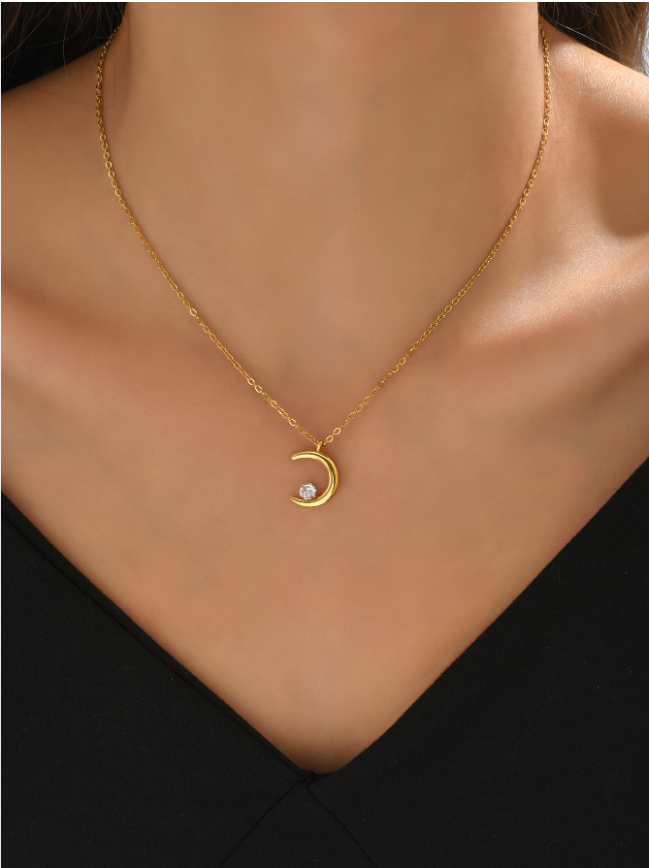 Design de Lua – Colar ✨