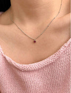 💗 Colar com pingente de coração em prata esterlina 925 ✨