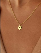 Colar Pingente Patinha – Aço Inoxidável 🐾