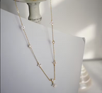 Colar Elegante Longo com Tassel de Trigo Francês 🌾✨